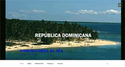 Desktop Screenshot of dominicanosaldia.com